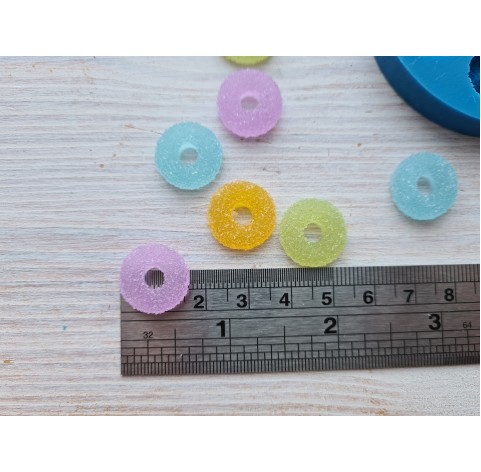 Silicone mold, Sugar rounds, 7 pcs., ~ 1.2 cm
