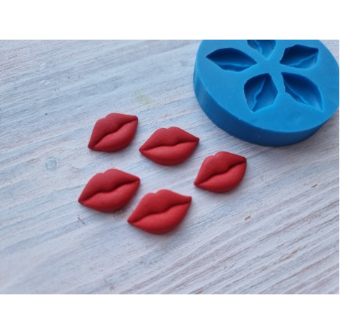 Silicone molds, Lips, 5 pcs., ~ 2 cm