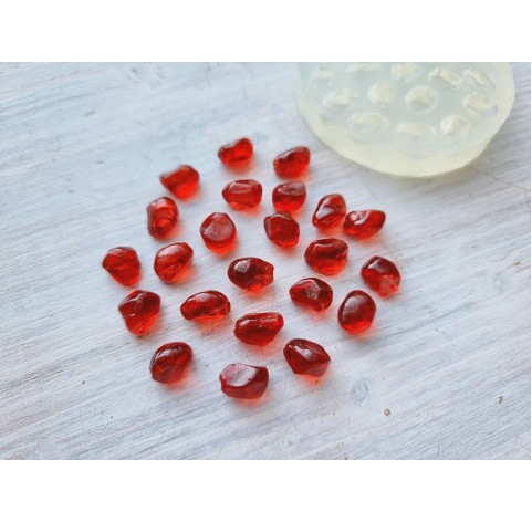 Silicone mold, Pomegranate, 23 elements, ~ 0.8-1.1 cm, H:0.7 cm