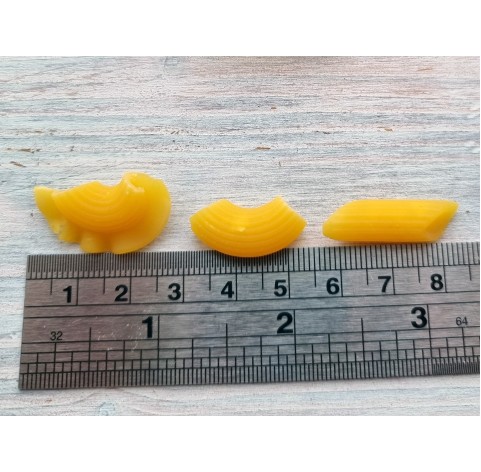 Silicone mold, Pasta / macaroni, style 1, 3 pcs., ~ 2.2-3 cm