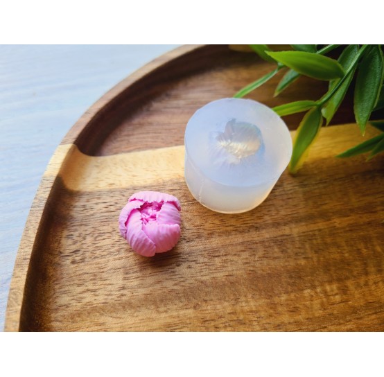 Silicone mold, Peony, style 3, small, ~ Ø 1.7 cm, H:1.5 cm