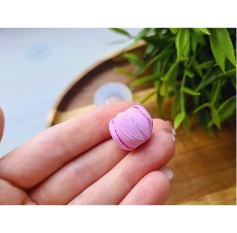 Silicone mold, Peony, style 3, small, ~ Ø 1.7 cm, H:1.5 cm