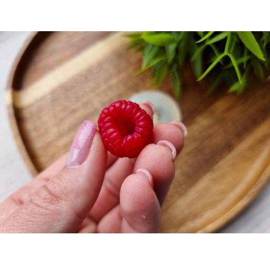 Silicone mold, Realistic raspberry with deep recess, ~ Ø 2-2.2 cm, H:1.8 cm BAKE ONLY in the FORM