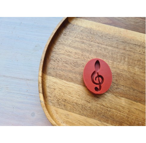 Silicone mold, Violin key, ~ 1.5*4 cm