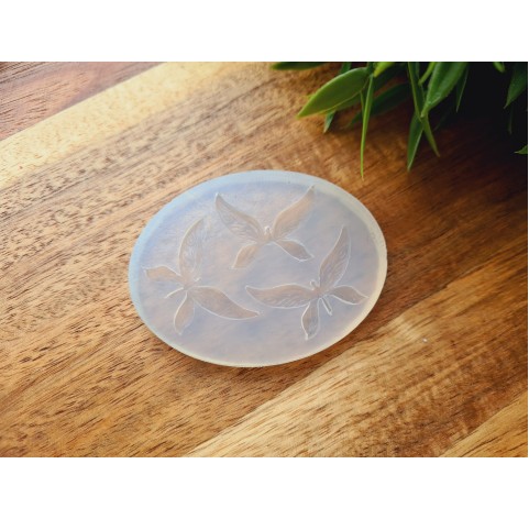 Silicone mold, Graceful butterflies,  3 pcs., - 3*2.6 cm