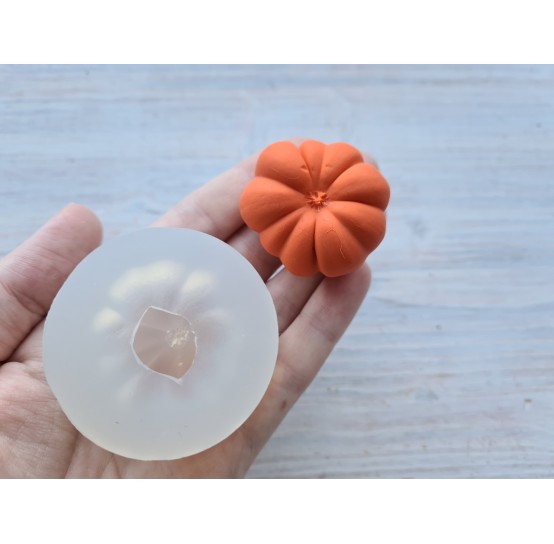 Silicone mold, Pumpkin 3, ~ 3.7*3.8 cm, H:3.5 cm
