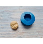 Silicone mold, Doll face 9, ~ 1.3*1.6 cm
