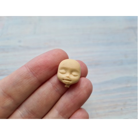 Silicone mold, Doll face 9, ~ 1.3*1.6 cm