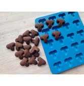 Silicone mold, Cat's nose, 20 pcs., ~ 2.1-2.3 cm