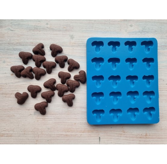 Silicone mold, Cat's nose, 20 pcs., ~ 2.1-2.3 cm