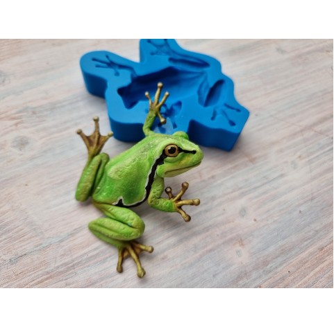 Silicone mold, Frog, ~ 7*9 cm, H:1.5 cm