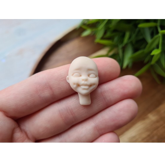 Silicone mold, Doll face, style 13, ~ 1.6*2.5 cm, H:1 cm