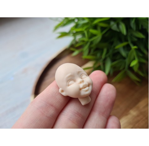 Silicone mold, Doll face, style 14, ~ 2.2*3.1 cm, H:1.1 cm