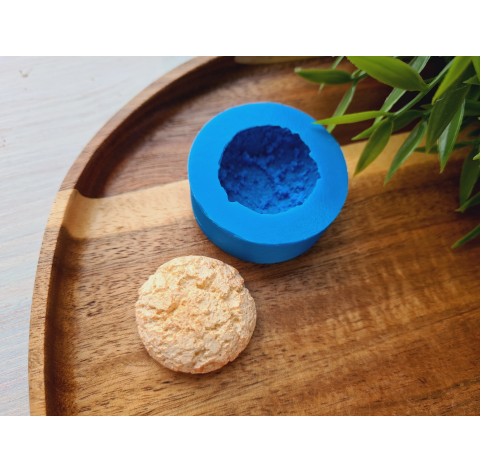 Silicone mold, Full size biscuit, style 48, ~ Ø 3.3 cm, H:1.3 cm