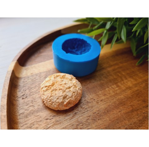 Silicone mold, Full size biscuit, style 48, ~ Ø 3.3 cm, H:1.3 cm