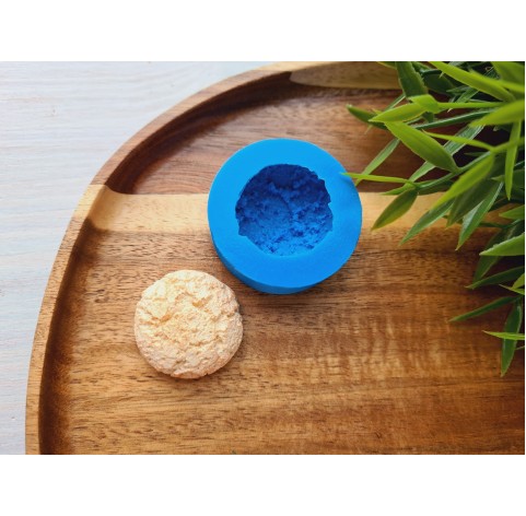 Silicone mold, Full size biscuit, style 48, ~ Ø 3.3 cm, H:1.3 cm