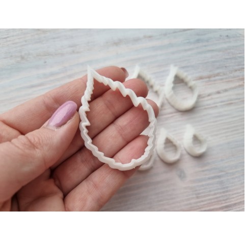 "Raspberry leaf" one clay cutter or FULL set