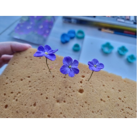 "Violet flower" one clay cutter or FULL set