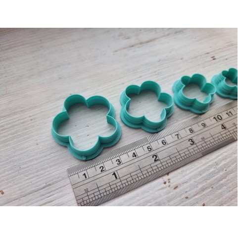 "Flower style 3" one clay cutter or FULL set