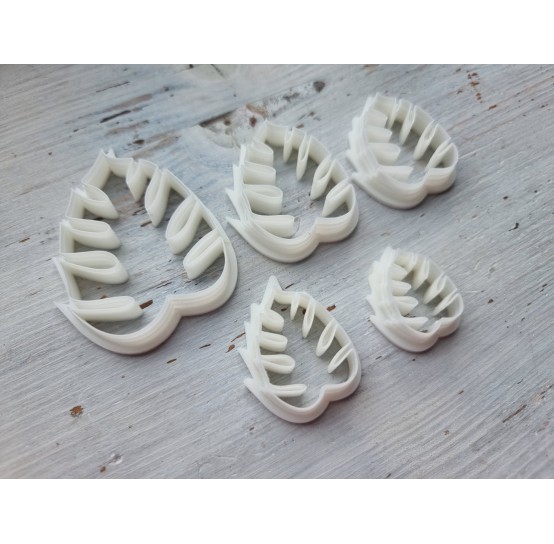 "Monstera leaf, style 1" one clay cutter or FULL set
