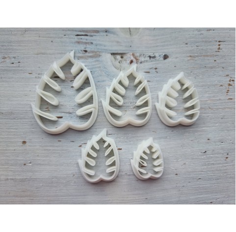 "Monstera leaf, style 1" one clay cutter or FULL set