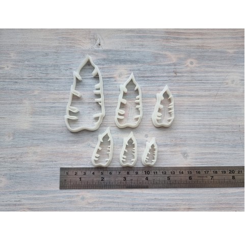 "Palm leaf, style 1" one clay cutter or FULL set