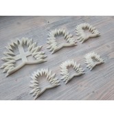 "Palm leaf, style 2" one clay cutter or FULL set
