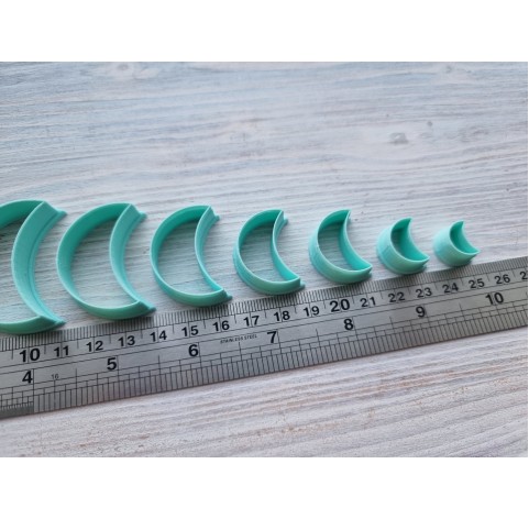 "Crescent moon 1" one clay cutter or FULL set