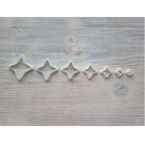 "Four point star, set 7" one clay cutter or FULL set