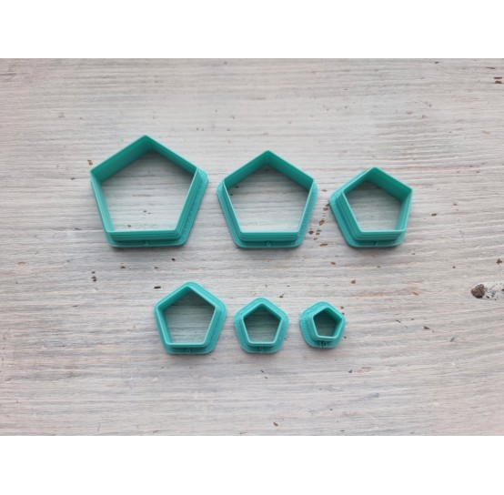 "Pentagon" one clay cutter or FULL set