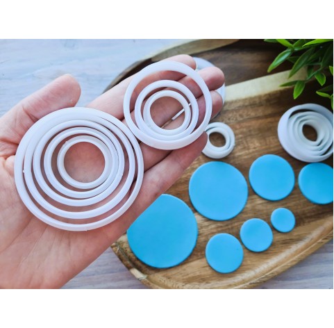 "Circle" set of 19 cutters, one clay cutter or FULL set