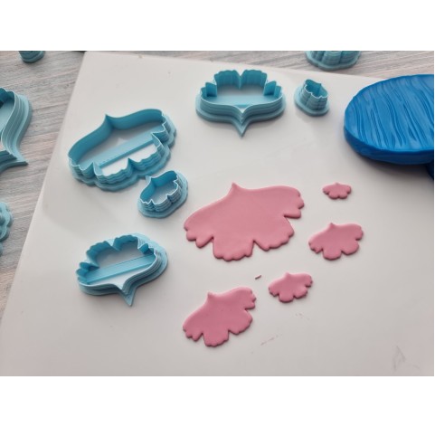 "Petal 1, ginkgo leaf" one clay cutter or FULL set