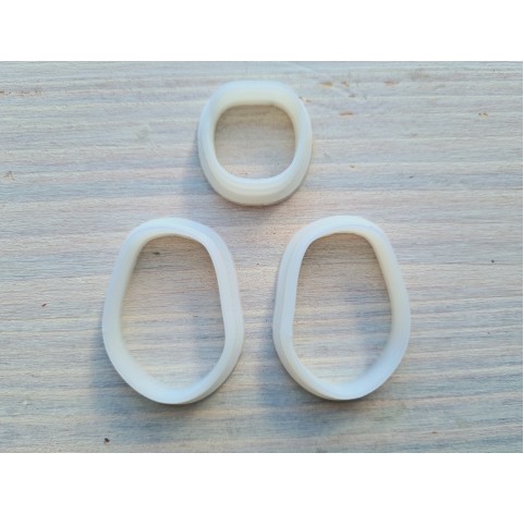 "Earring, style 14, set of 3 cutters"