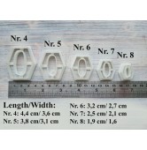 "Chain, Style 1" one clay cutter or FULL set
