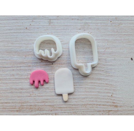 "Ice cream", set of 2 cutters, one clay cutter or FULL set