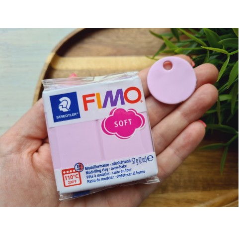 FIMO Soft, light pink (pastel), Nr.205, 57g (2oz), oven-hardening polymer clay, STAEDTLER