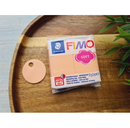 FIMO Soft, peach (pastel), Nr.405, 57g (2oz), oven-hardening polymer clay, STAEDTLER