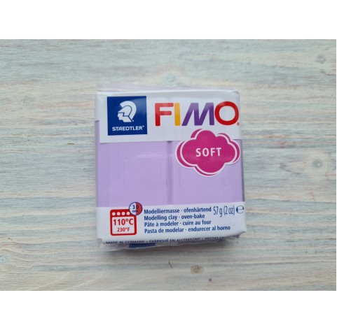 FIMO Soft oven-bake polymer clay, lilac (pastel), Nr. 605, 57 gr