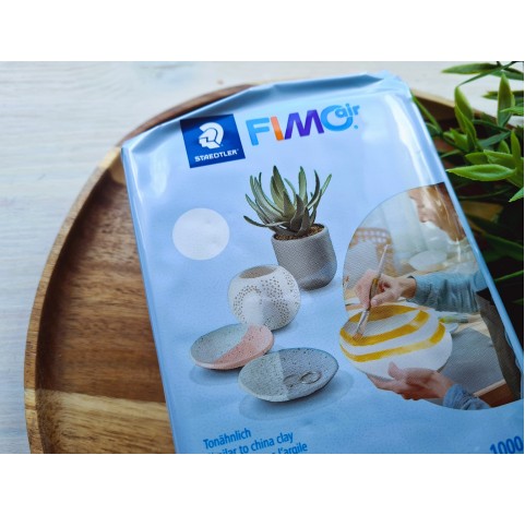 FIMO Air Basic, white, 1kg (35.27oz), modelling clay, STAEDTLER