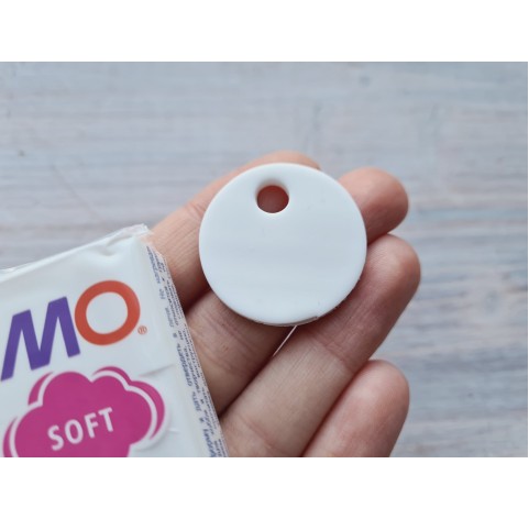 FIMO Soft oven-bake polymer clay, white, Nr. 0, 57 gr