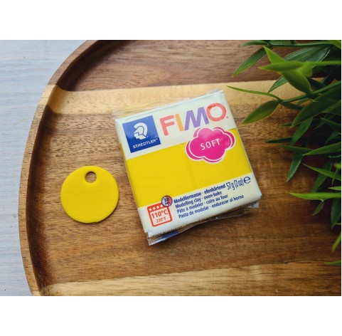 FIMO Soft, lemon, Nr.10, 57g (2oz), oven-hardening polymer clay, STAEDTLER