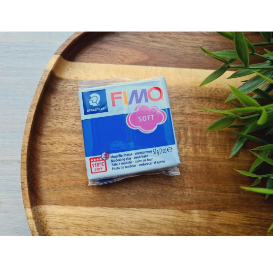 FIMO Soft, pacific blue, Nr.37, 57g (2oz), oven-hardening polymer clay, STAEDTLER