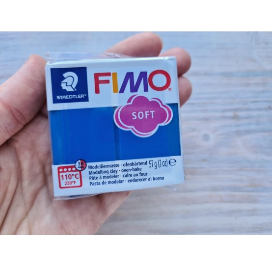 FIMO Soft oven-bake polymer clay, pacific blue, Nr. 37, 57 gr