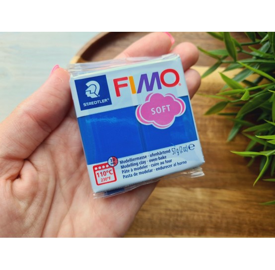 FIMO Soft, pacific blue, Nr.37, 57g (2oz), oven-hardening polymer clay, STAEDTLER