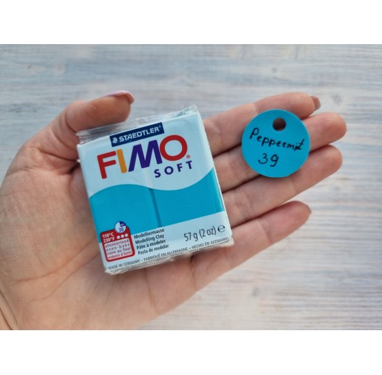 FIMO Soft oven-bake polymer clay, peppermint, Nr. 39, 57 gr