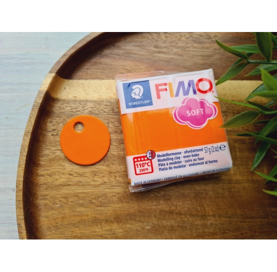 FIMO Soft, tangerine, Nr.42, 57g (2oz), oven-hardening polymer clay, STAEDTLER