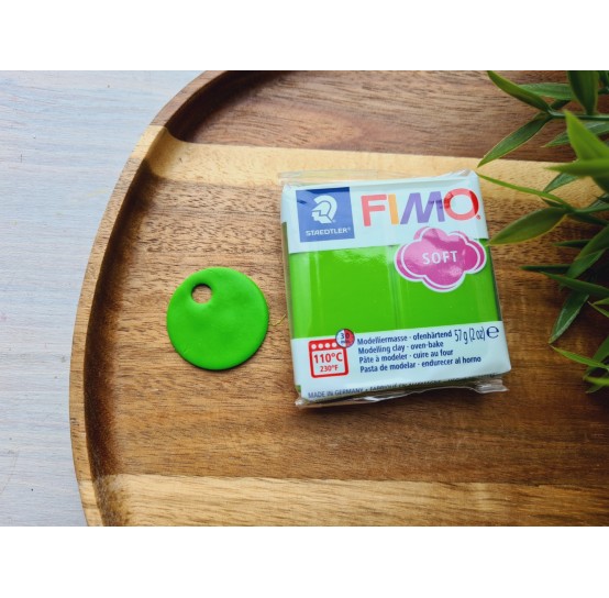 FIMO Soft, apple green, Nr.50, 57g (2oz), oven-hardening polymer clay, STAEDTLER