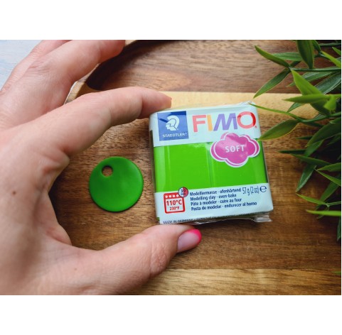 FIMO Soft, apple green, Nr.50, 57g (2oz), oven-hardening polymer clay, STAEDTLER