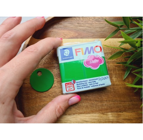 FIMO Soft, tropical green, Nr.53, 57g (2oz), oven-hardening polymer clay, STAEDTLER