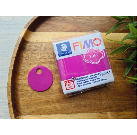 FIMO Soft, purple, Nr.61, 57g (2oz), oven-hardening polymer clay, STAEDTLER